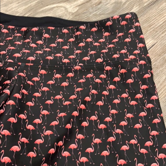 Onzie Flamingo Print Mid-rise Leggings, size M/L - Picture 2 of 4